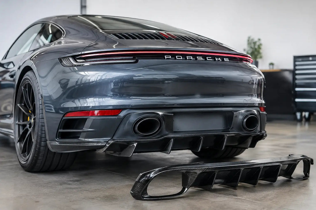 Porsche Carbon Diffuser Fitment Explained