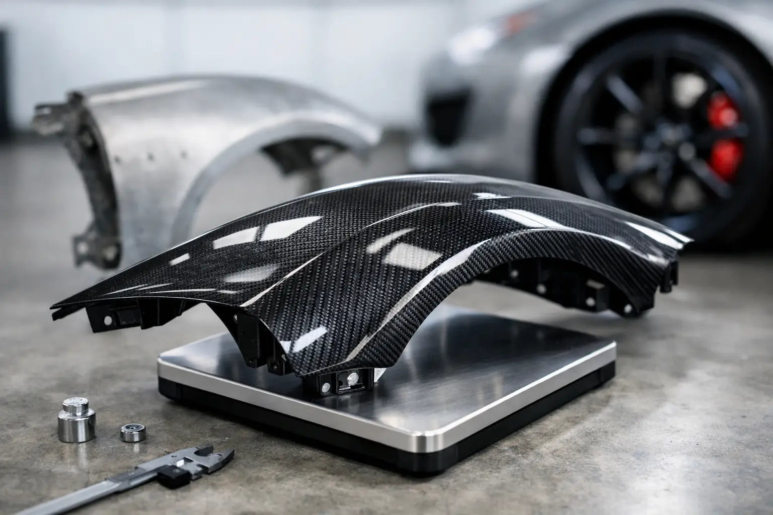 Carbon Fiber Fender Weight Savings Explained