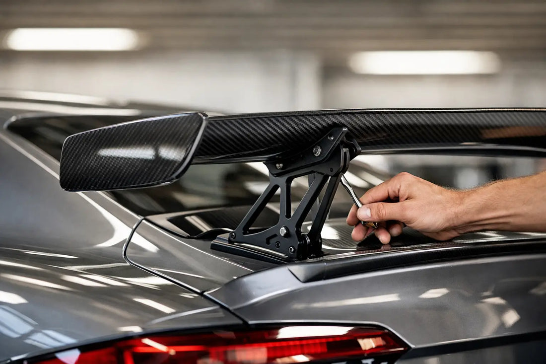 Carbon Rear Wing Fitment Done Right