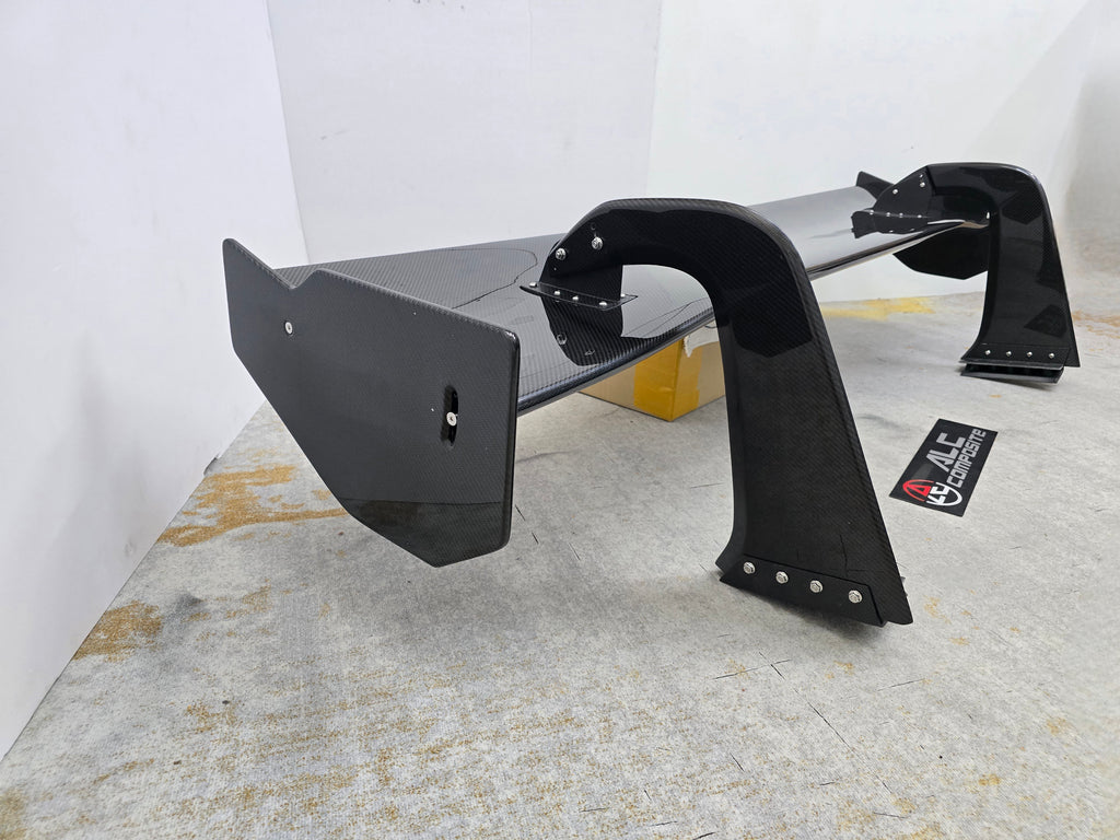 BMW G82 M4 GT3 Carbon Fiber Wing – Swan Neck Dry Carbon Aero Kit by ALC Composite