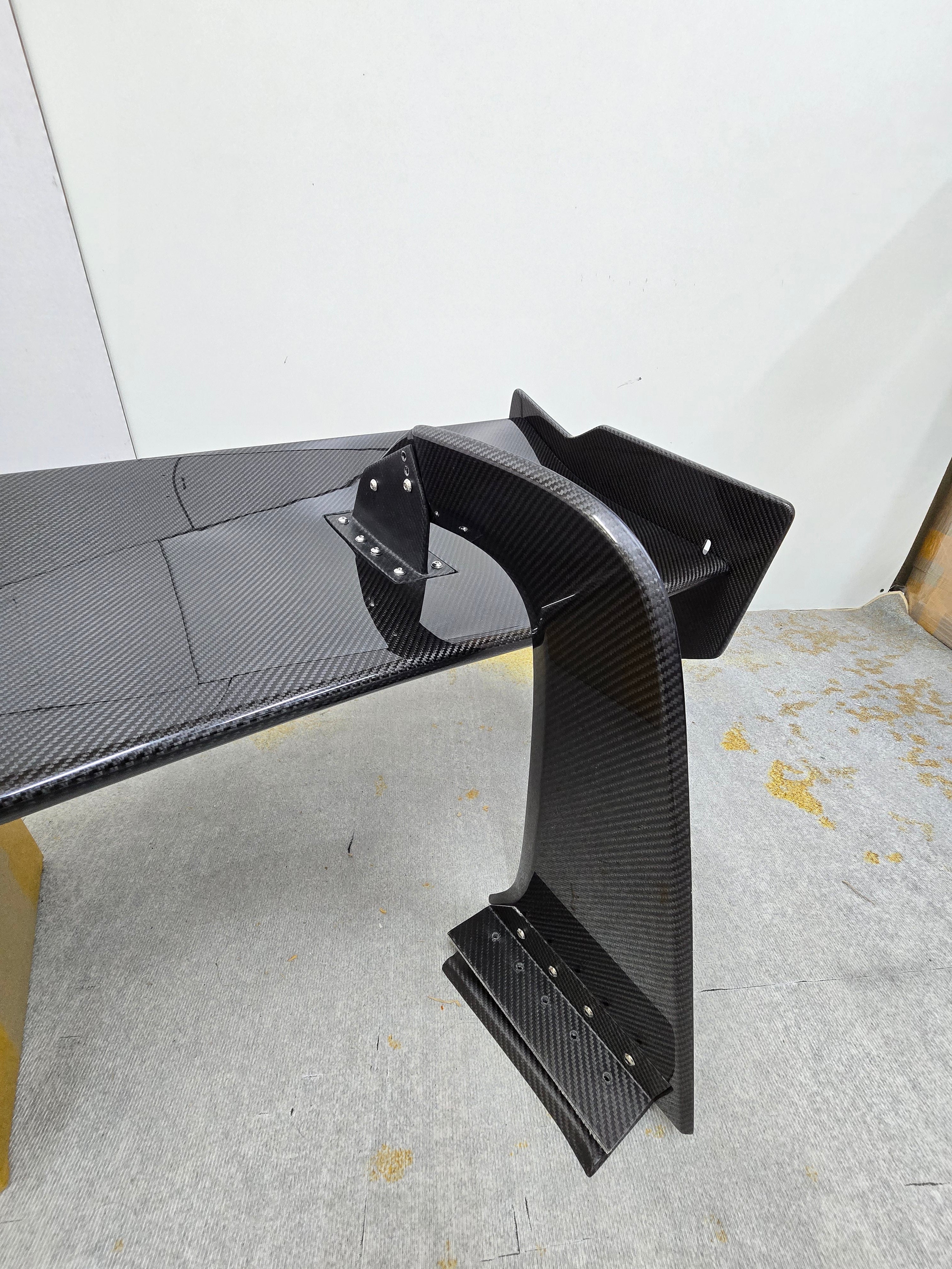 BMW G82 M4 GT3 Carbon Fiber Wing – Swan Neck Dry Carbon Aero Kit by ALC Composite
