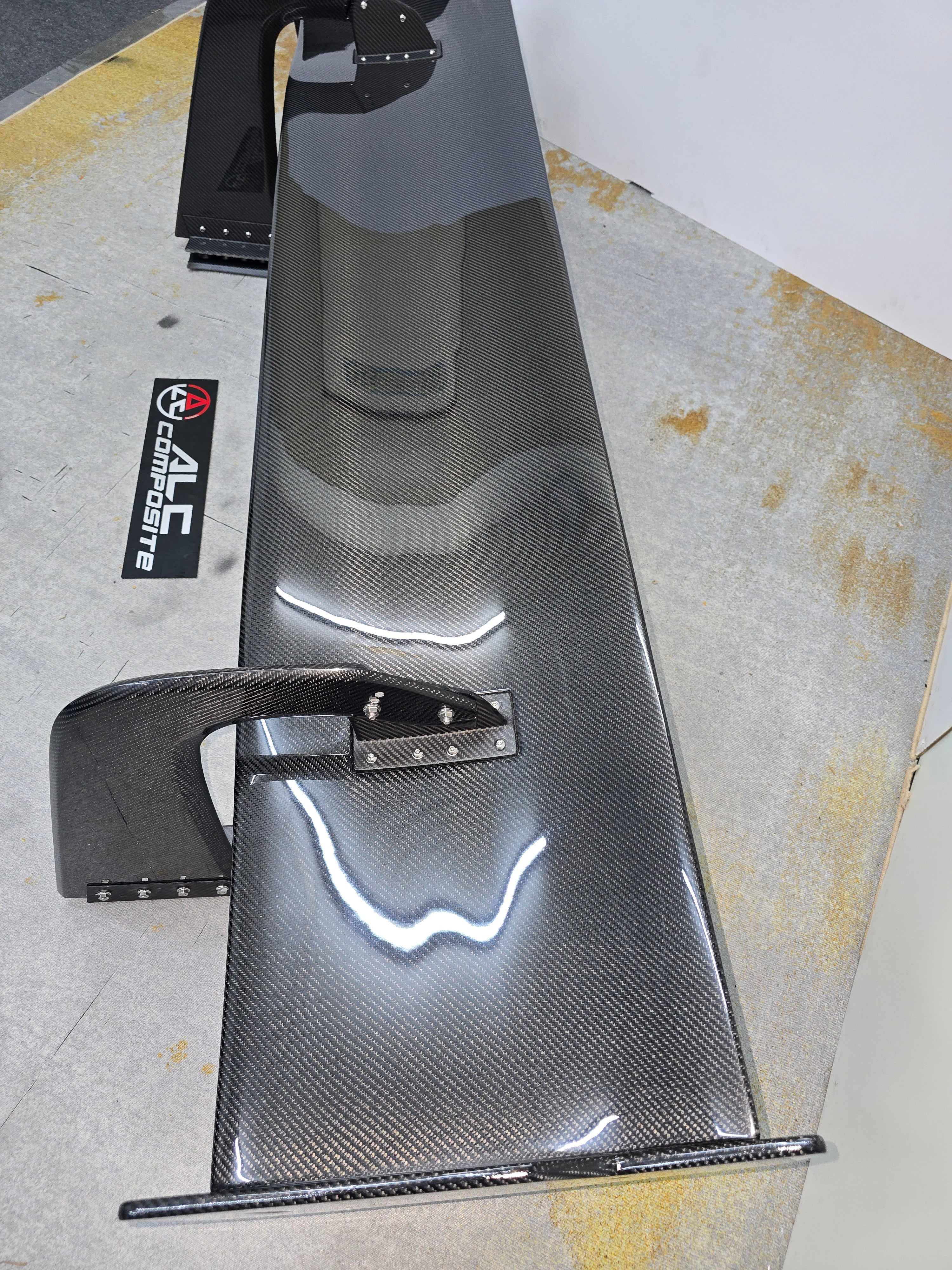 BMW G82 M4 GT3 Carbon Fiber Wing – Swan Neck Dry Carbon Aero Kit by ALC Composite