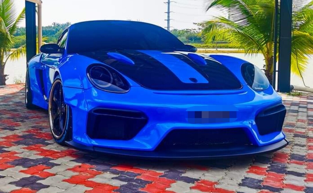 Fit For Porsche 987 Cayman / Boxster 04-12 GT4 FRP Front Bumper ALC Design 