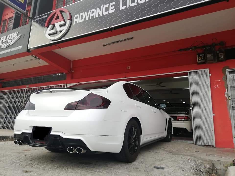 Fit For Infiniti V36 G25 G35 G37 Q40 Sedan Front and Rear skirt Wald design FRP