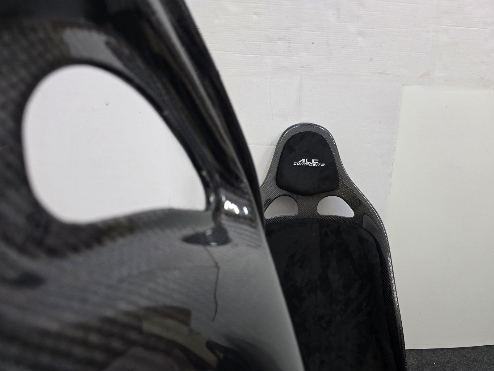 ALC Composite Carbon Fiber Bucket Seat L Size 2pc Set (L&R) Universal Fitting