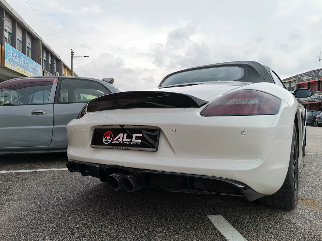 Fit For Porsche Boxster 987.1 ALC Design Carbon Fiber Rear Ducktail spoiler