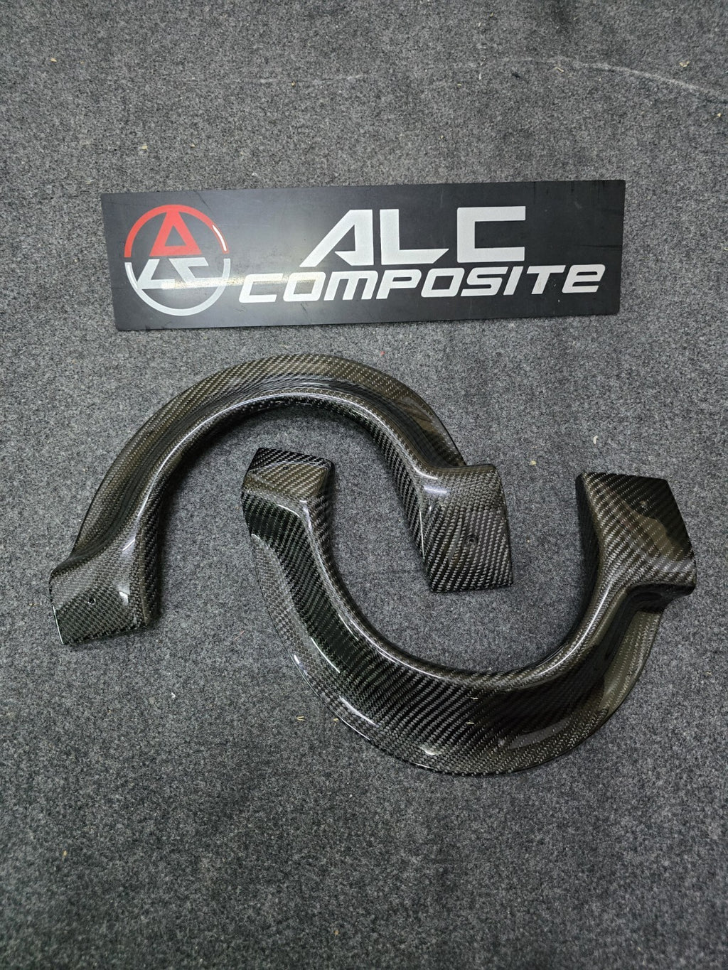 ALC Carbon Fiber Rear Bumper Exhaust Heat Shield Cove For 04-09 Honda S2000 AP2