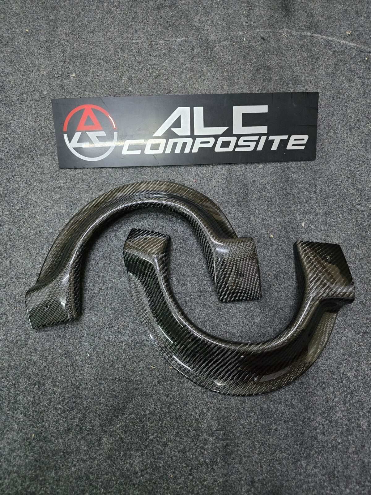 ALC Carbon Fiber Rear Bumper Exhaust Heat Shield Cove For 04-09 Honda S2000 AP2