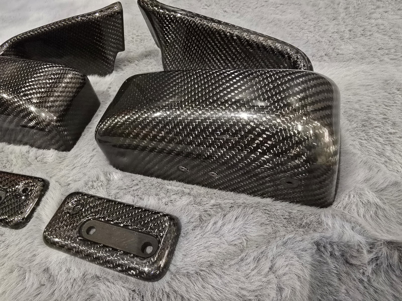 ALC Dry Carbon Fiber Twill Weave LMGT side Mirror (Universal/S2000)