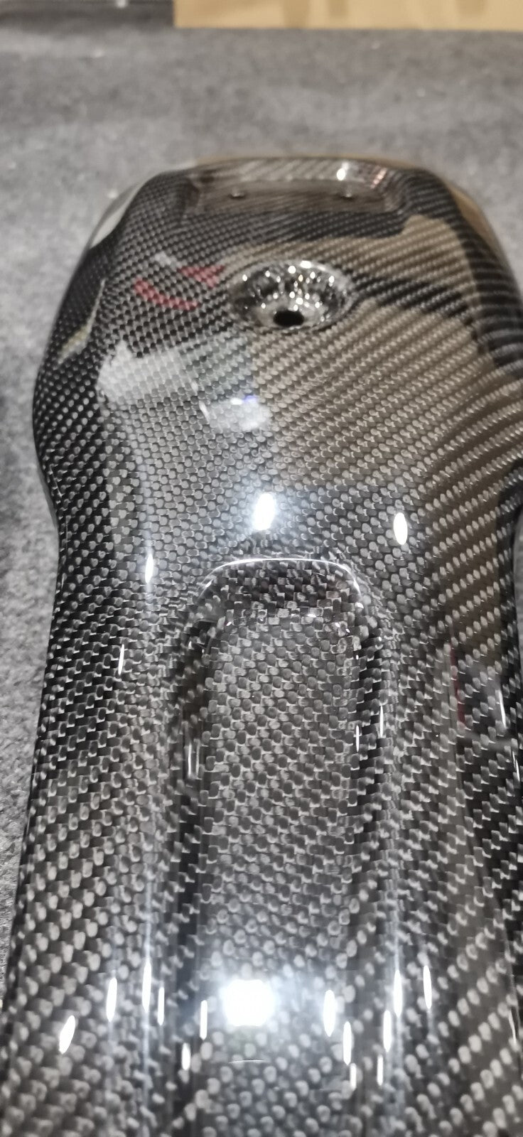 Full Carbon Fiber Dash Cover Fit For Harley Davidson Softail S & ST 2018 Up