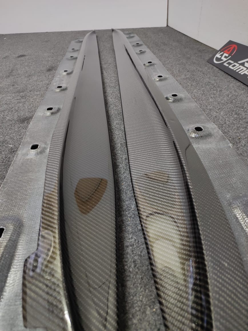 Fit For Porsche 991.1 & 991.2 Gt3 RS / Gt2 RS / Turbo Carbon Fiber Side Skirt