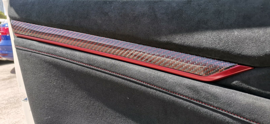 FIT FOR HONDA CIVIC FK8 CARBON FIBER INTERIOR TRIM SET - 2017+ CIVIC TYPE-R