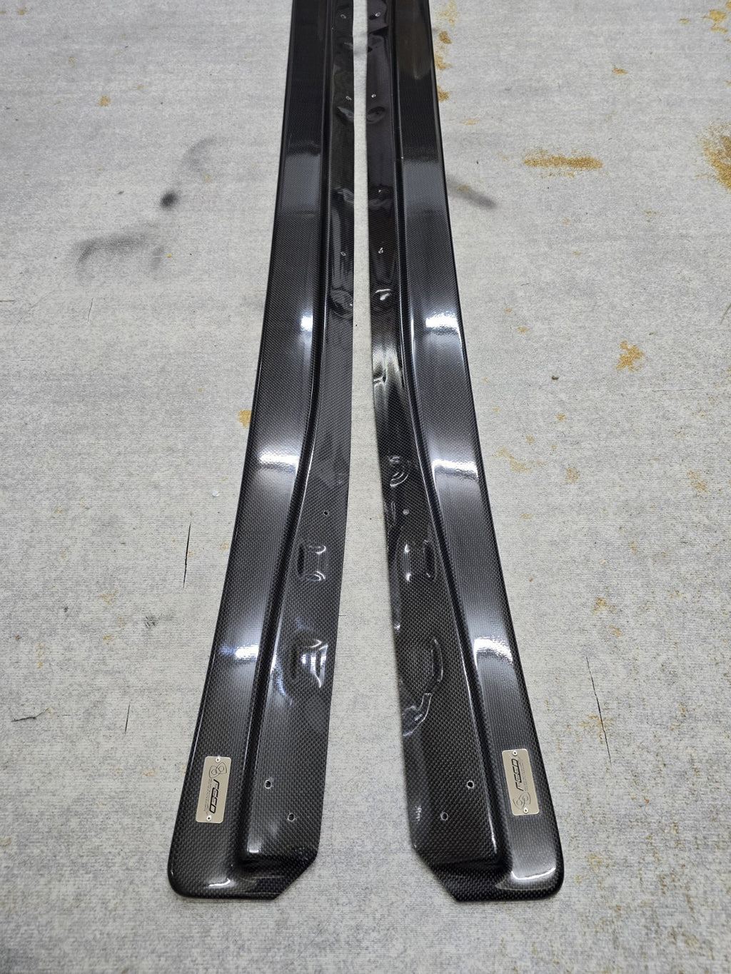 Fit For Mazda FD3S RX7 FEED Fujita Carbon Fiber Side Skirts Splitter Lip JAPAN