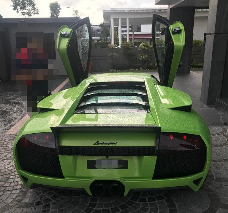 Fit For Lamborghini Murcielago LP-640 Rear Carbon Fiber Duck Tail Spoiler