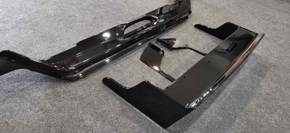 Fit For Toyota Yaris GR GXPA16 KL Style Rear Bumper Lower Diffuser FRP Unpainted