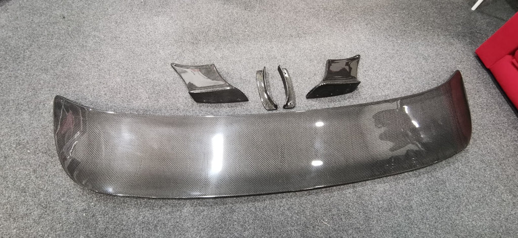 Fit For Nissan GTR R35 09-20 Esprit Style Carbon Fiber Rear Spoiler Wing 
