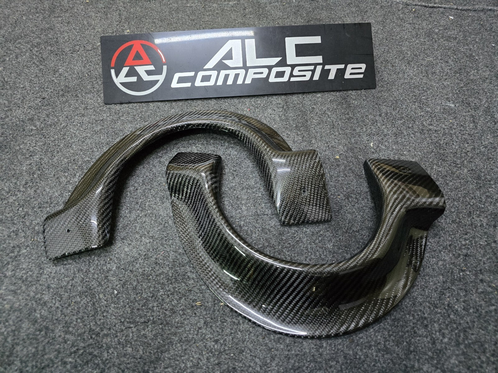ALC Carbon Fiber Rear Bumper Exhaust Heat Shield Cove For 04-09 Honda S2000 AP2
