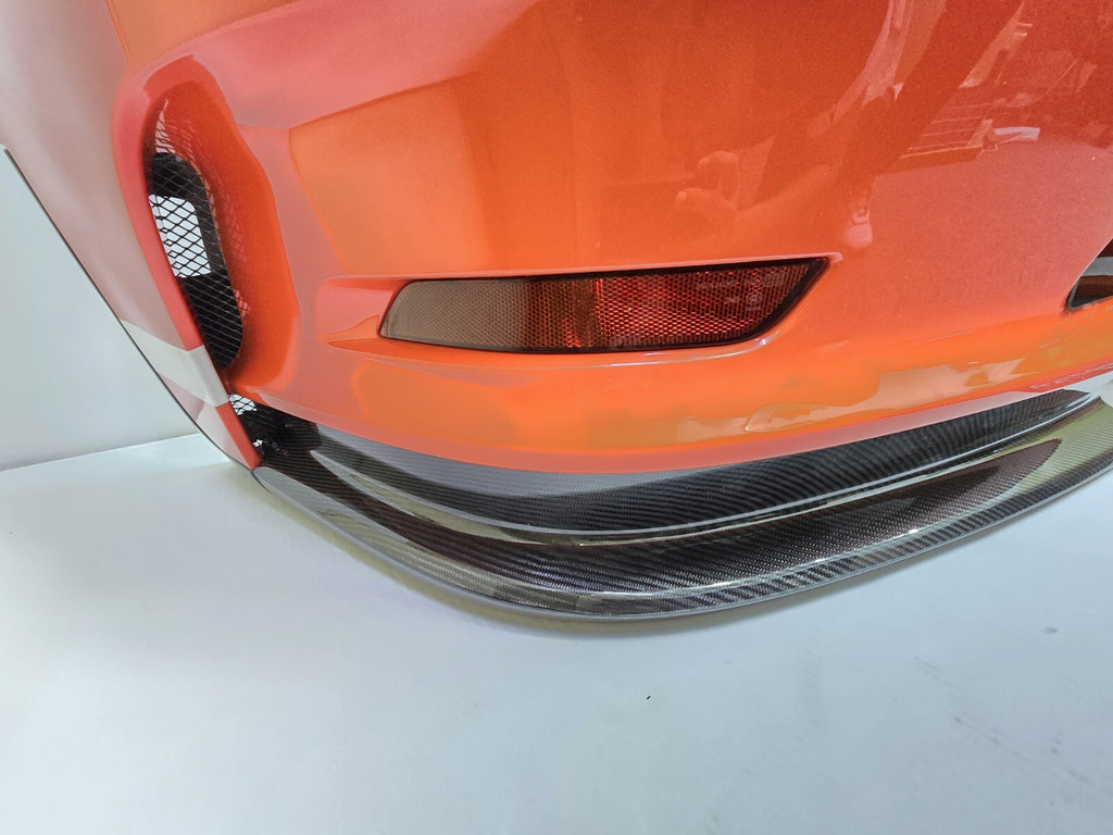 Fit For Porsche 911 991.1 GT3 RS Carbon Fiber Rear Lip/Skirt With Side Appendage