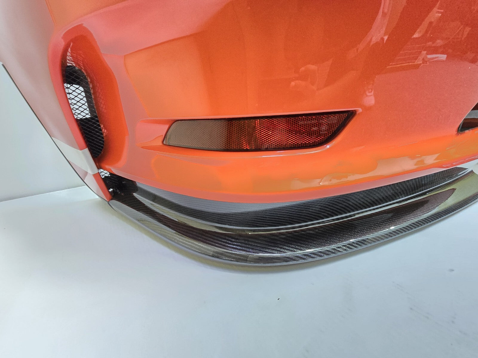 Fit For Porsche 911 991.1 GT3 RS Carbon Fiber Rear Lip/Skirt With Side Appendage