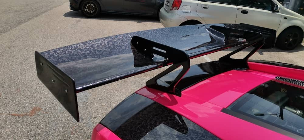 Carbon Fiber ALC Swan Neck Rear Wing Fit For Lamborghini Gallardo Spyder/coupe