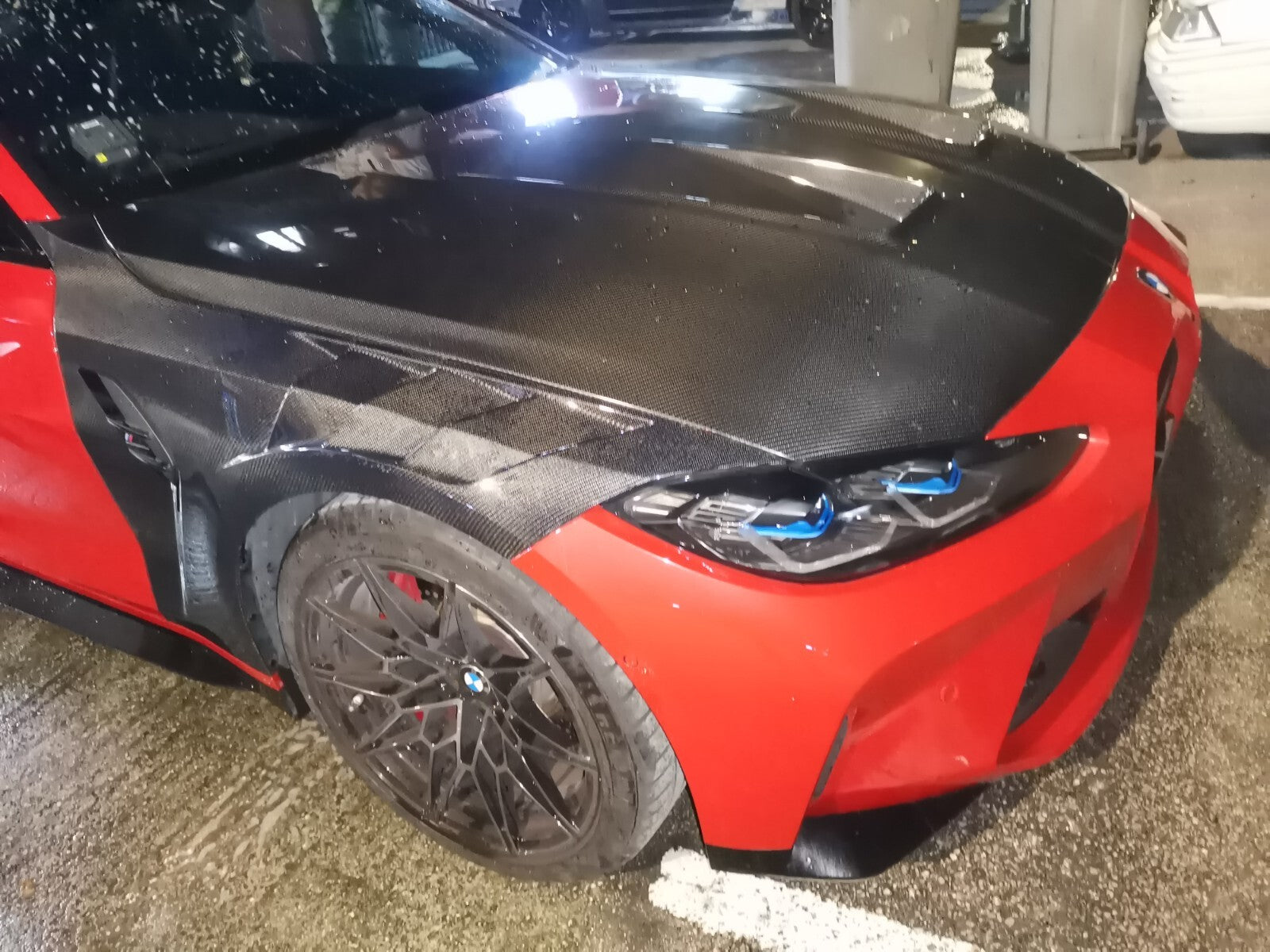 FIT FOR BMW MOTORSPORT DRY CARBON FIBER LIGHTWEIGHT FRONT FENDER - G82 M4