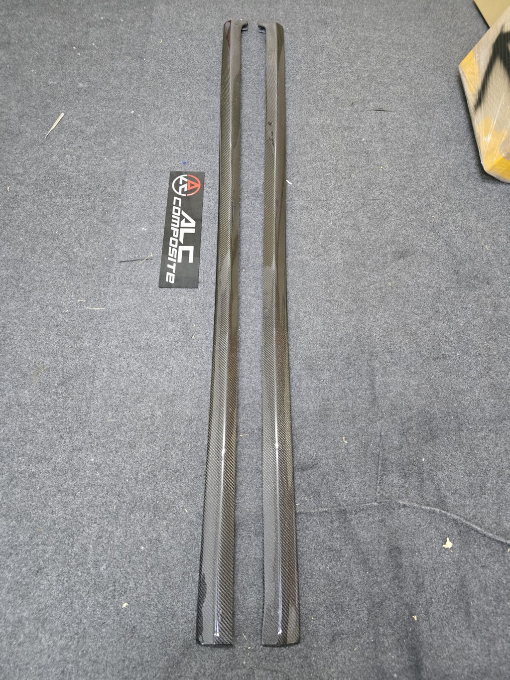 Fit For Mitsubishi Evolution 7 8 9 Carbon Fiber Side Skirt Extensions Addon