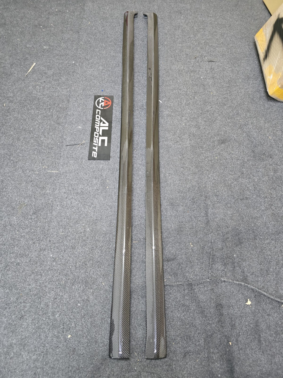 Fit For Mitsubishi Evolution 7 8 9 Carbon Fiber Side Skirt Extensions Addon