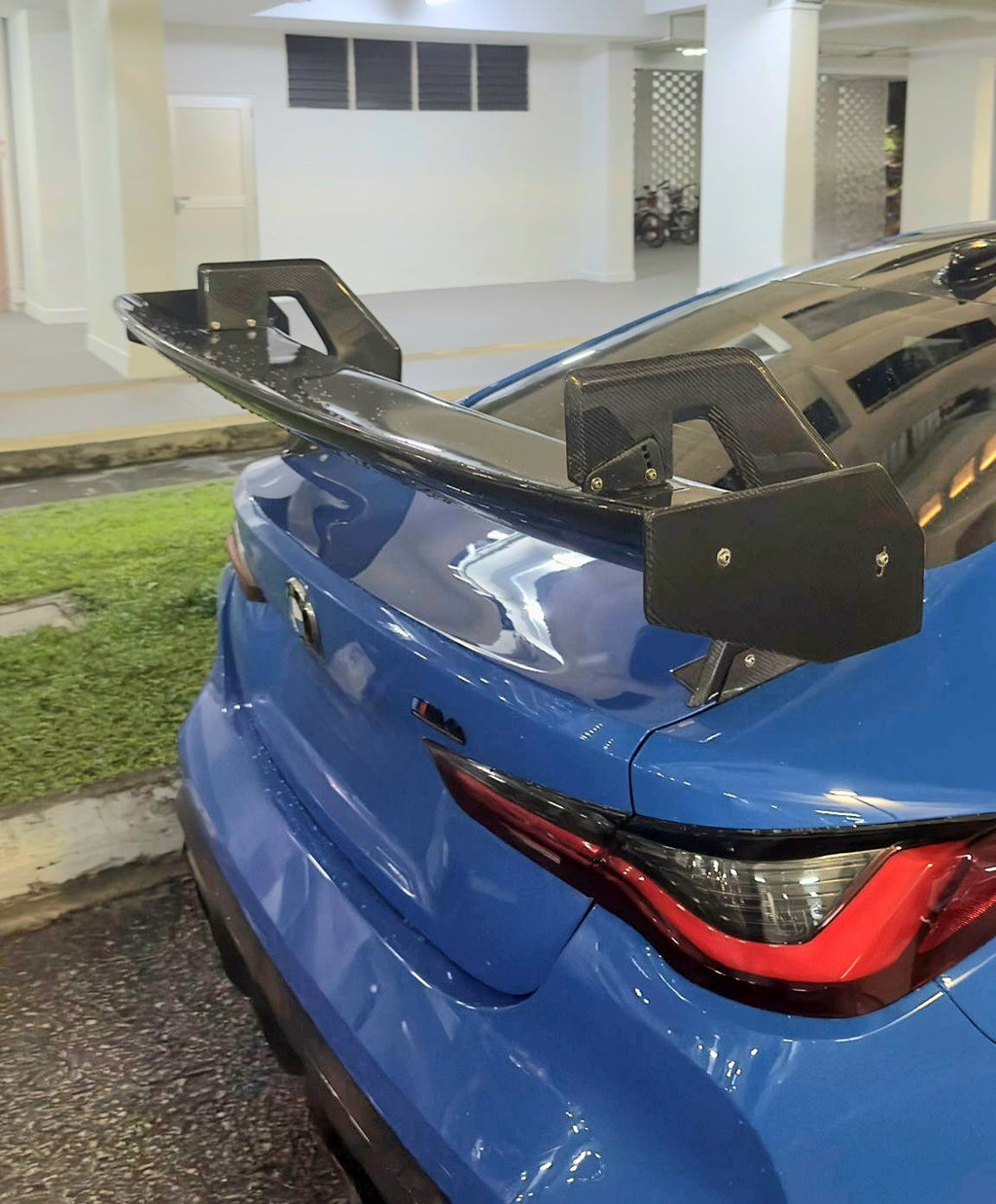 Fit For BMW G80/G82 M3/M4 Dry Carbon ALC Composite GT4 Rear Wing UPGRADED Ver. 2
