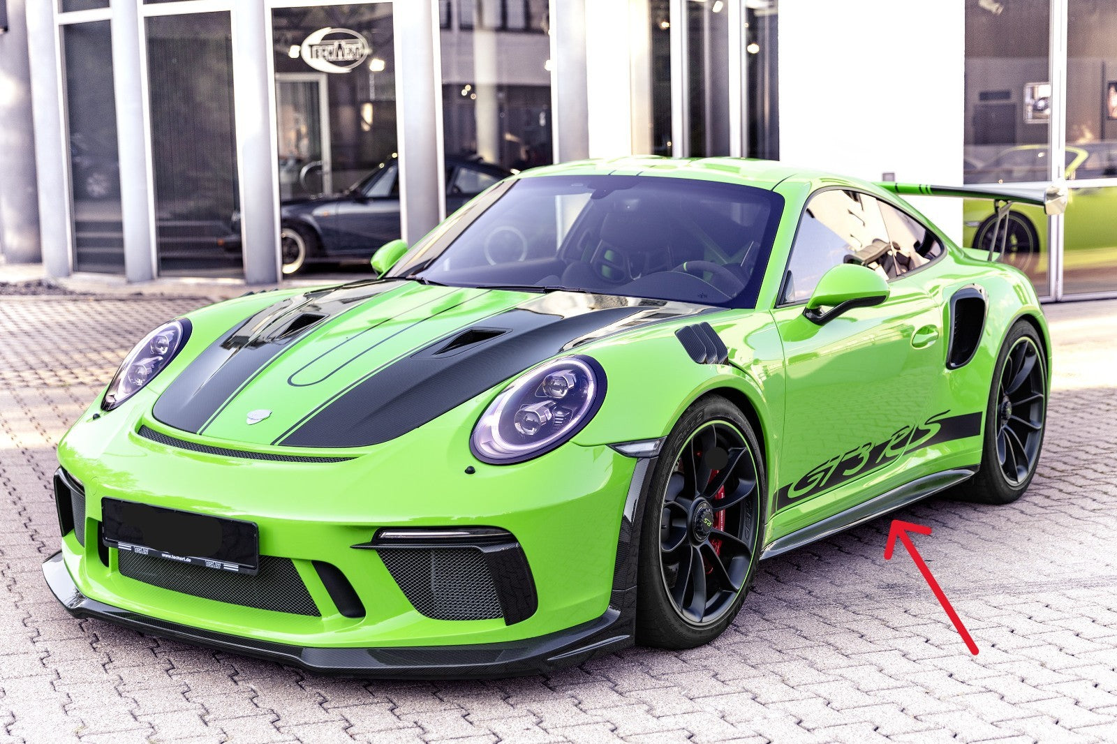 Fit For Porsche 991.1 & 991.2 Gt3 RS / Gt2 RS / Turbo Carbon Fiber Side Skirt