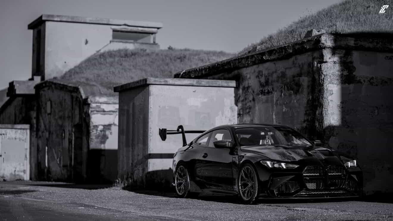Fit For BMW G82 M4 ALC Composite Dry Carbon Fiber GT3 Rear Spoiler Wing 1800mm 