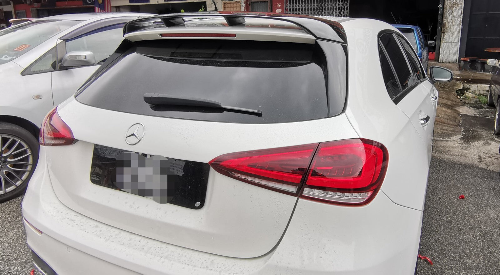 Fit For Mercedes A Class W177 Rear Trunk Top Spoiler Wing FRP (UNPAINTED)