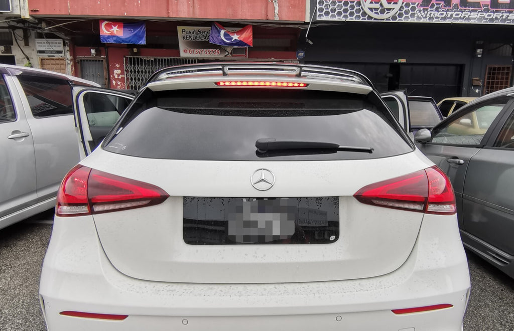 Fit For Mercedes A Class W177 Rear Trunk Top Spoiler Wing FRP (UNPAINTED)
