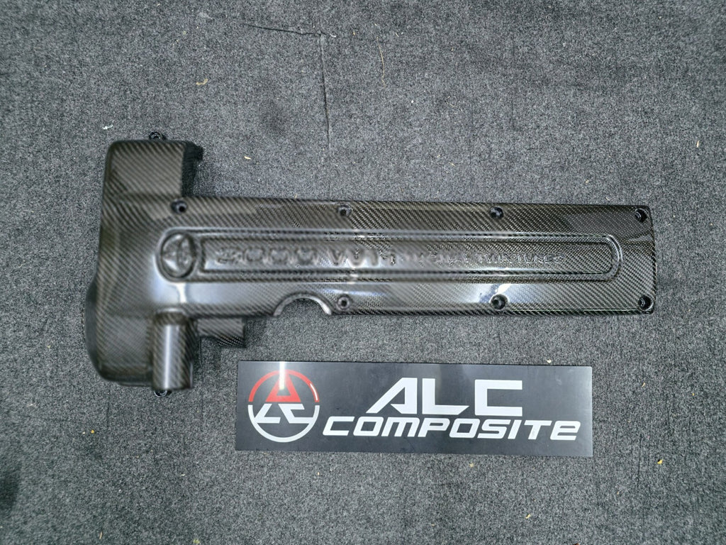 Engine Plug Cover Trim For Toyota MK4 Supra 2JZ VVTI Dry Carbon