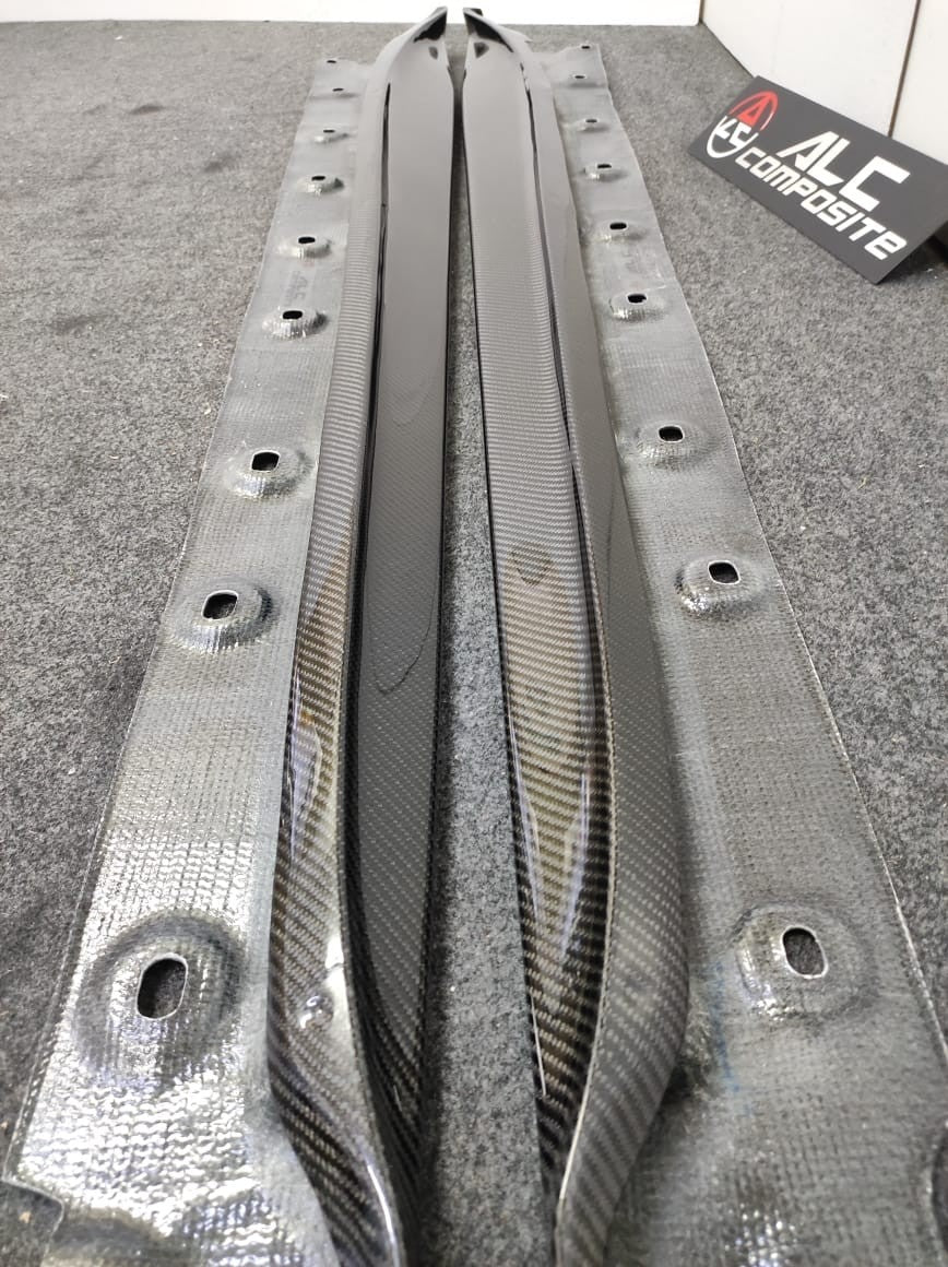 Fit For Porsche 991.1 & 991.2 Gt3 RS / Gt2 RS / Turbo Carbon Fiber Side Skirt