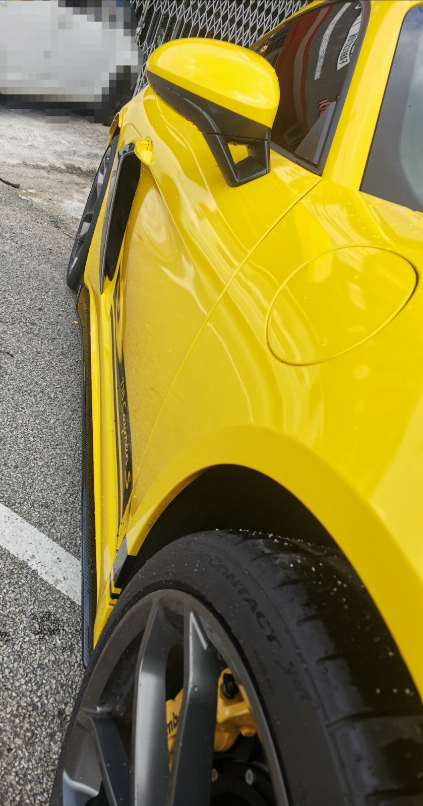 Carbon Fiber Side Skirt Extensions Fit For Porsche Boxster Cayman 987, 981 & 718