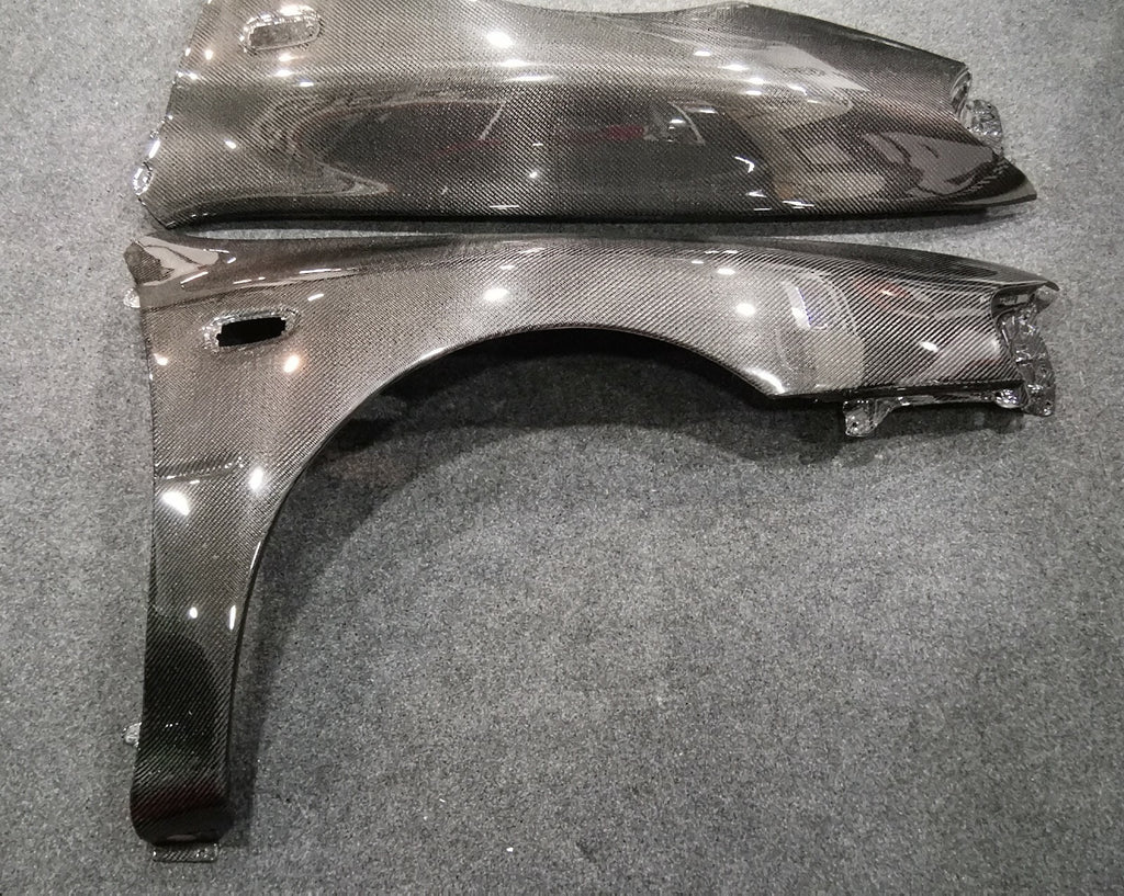 ALC Carbon Fiber Fenders +15mm Fit For Subaru Impreza/WRX/STI GC8 98-01 22B