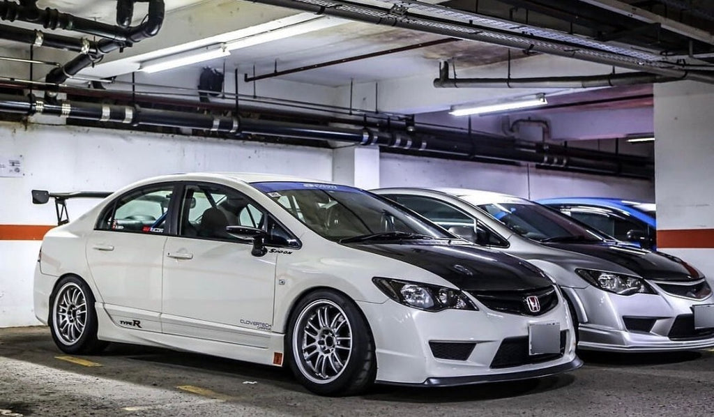 Fit For Honda Civic FD2R ALC Dry Carbon Front Diffuser (Track Pack Edition)