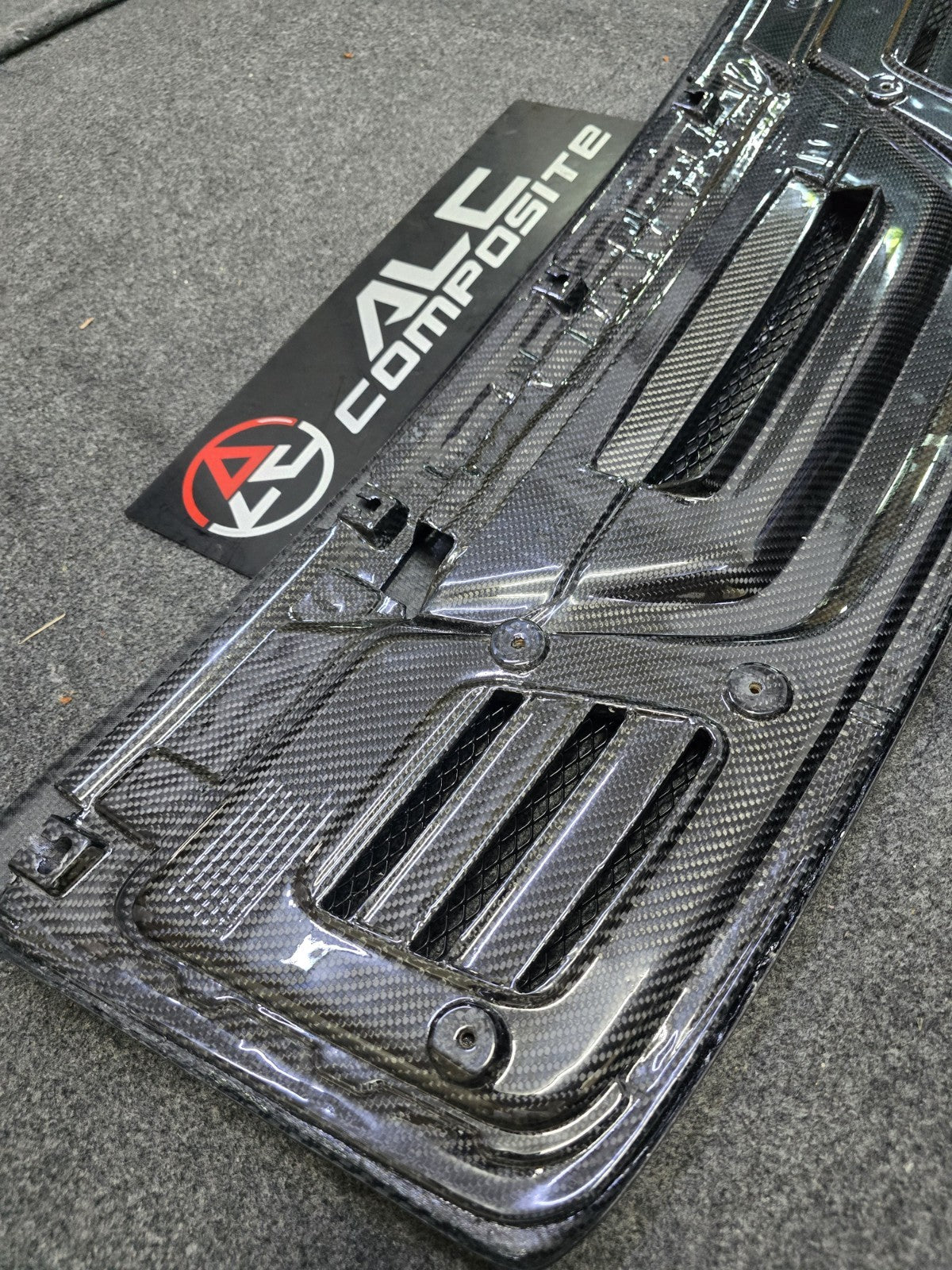 For 11'-16' Porsche Carrera 911 991 Dry Carbon Rear Trunk Deck Lid Grill 911R
