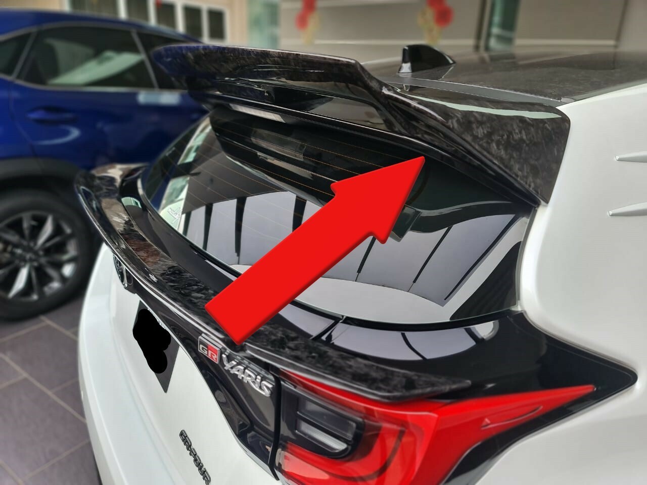 Fit For Toyota GR Yaris (Carbon Fiber/Forged Carbon Fiber)Top Rear Spoiler wing 