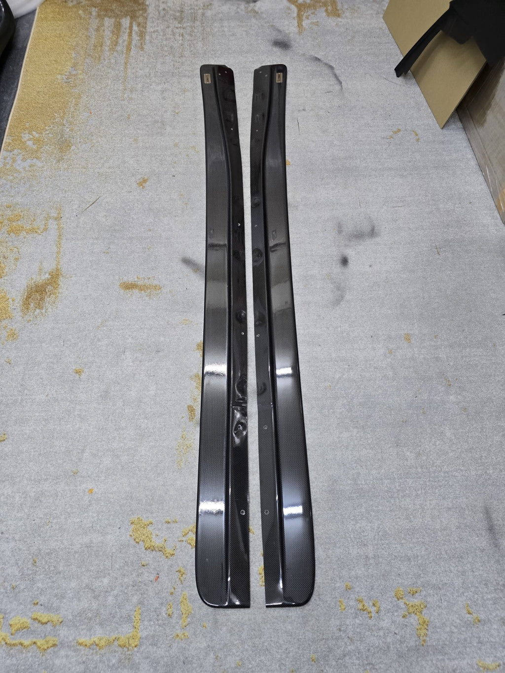 Fit For Mazda FD3S RX7 FEED Fujita Carbon Fiber Side Skirts Splitter Lip JAPAN