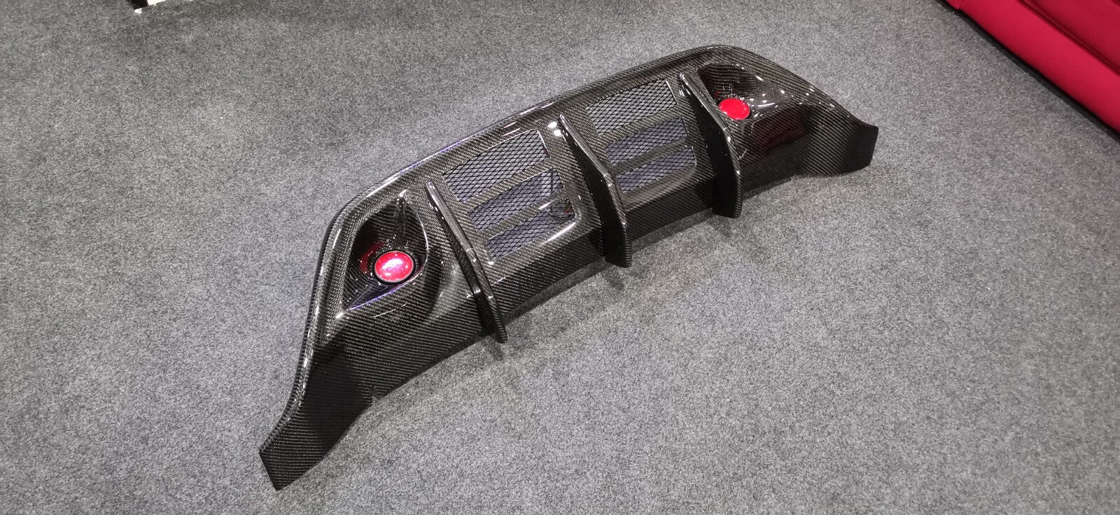 Fit For 08-16 Nissan Skyline GTR R35 WLD Style Rear Bumper Carbon Fiber Diffuser