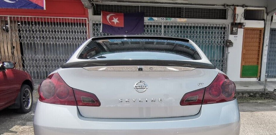 Fit For Infiniti G35 G37 G25 06-13 Carbon Fiber Rear Spoiler SEDAN ONLY