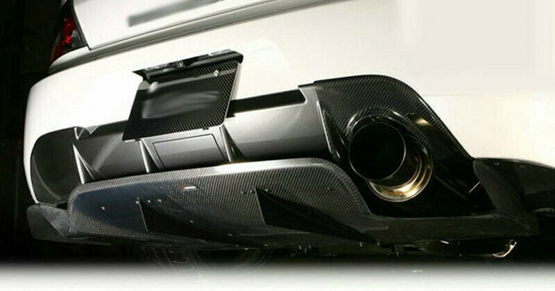 FIT FOR MITSUBISHI EVO 9 CT9A CARBON FIBER REAR BUMPER LOWER DIFFUSER VA STYLE 