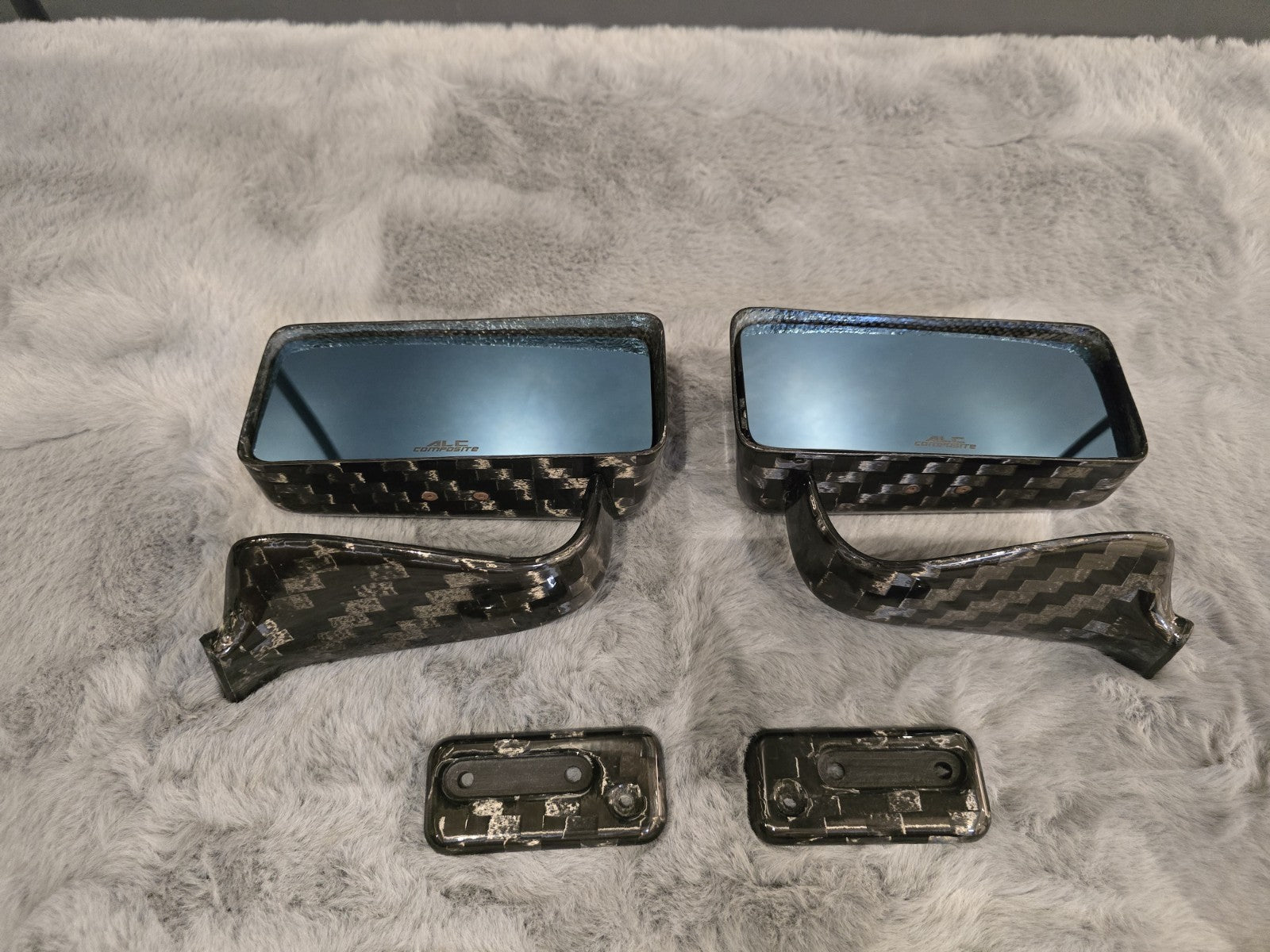 ALC Dry Carbon Fiber Spread Tow Twill Weave LMGT Side Mirror (Universal/S2000)