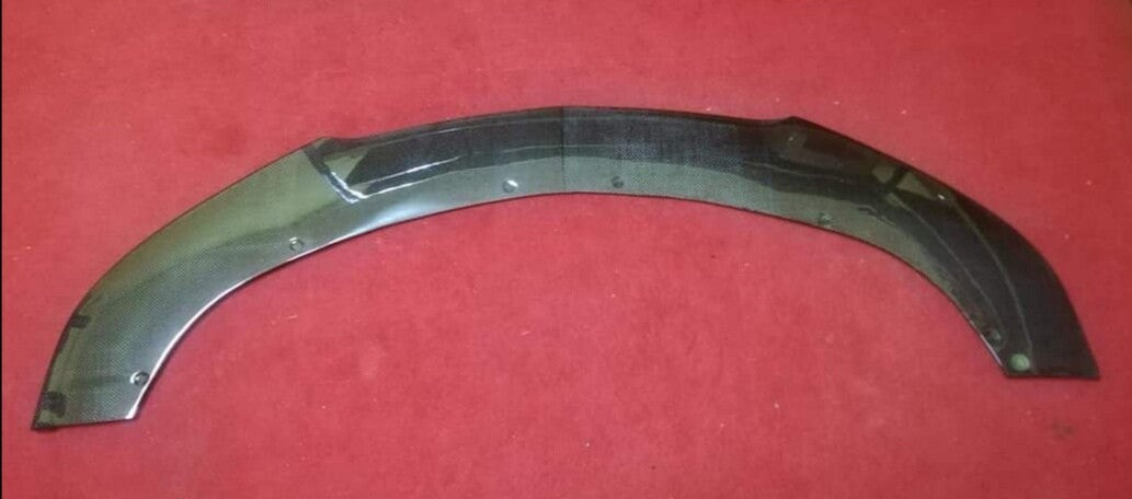 Fit For BENTLEY CONTINENTAL GT Carbon Fiber Front Bumper Lower Under Lip Spoiler