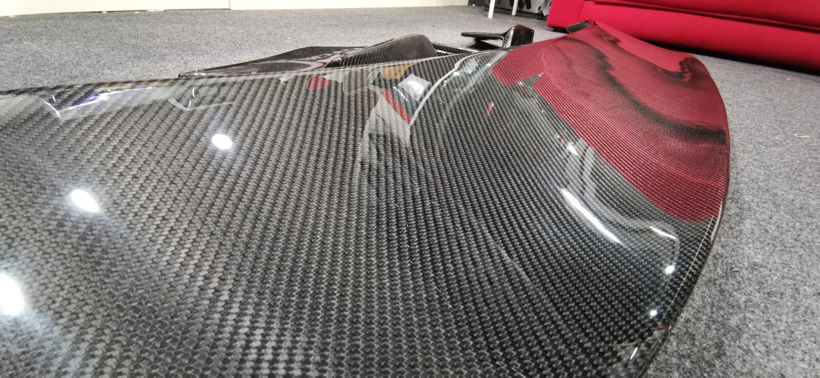 Fit For Ferrari F430 ESP Style Carbon Fiber Rear Wing 04-09