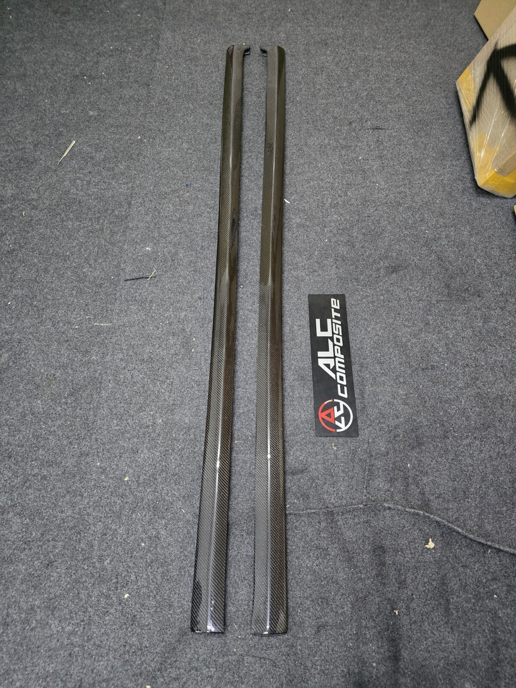 Fit For Mitsubishi Evolution 7 8 9 Carbon Fiber Side Skirt Extensions Addon