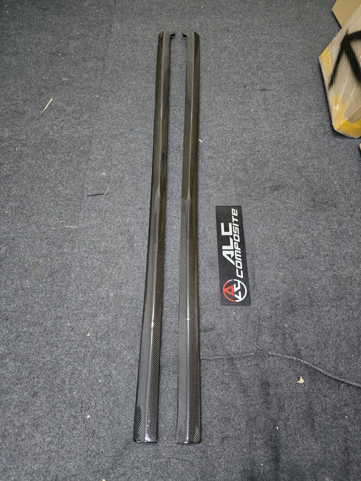 Fit For Mitsubishi Evolution 7 8 9 Carbon Fiber Side Skirt Extensions Addon
