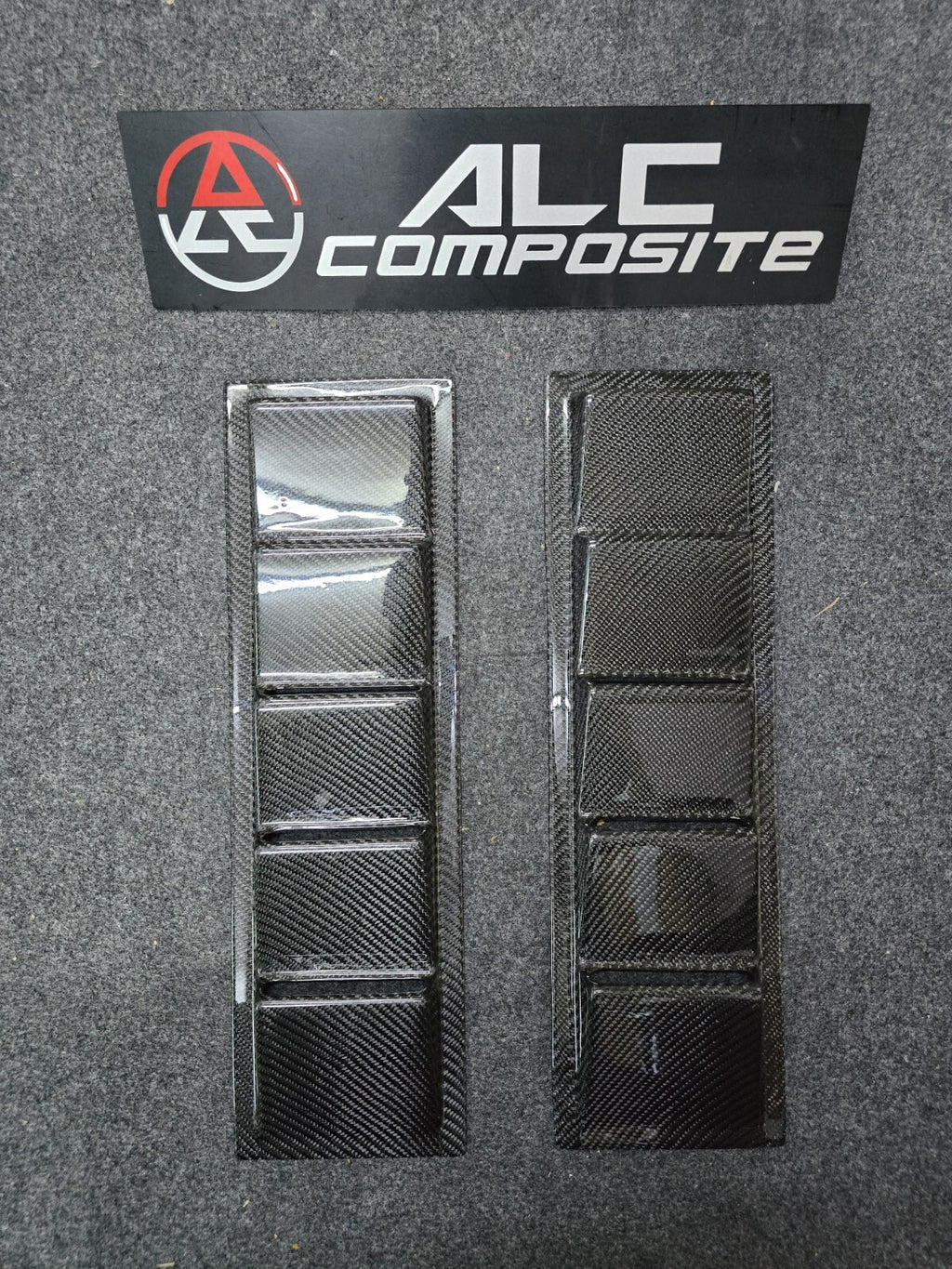 ALC Composite Carbon Fiber Universal/S2000 Hood/Fender Louvre Vents (Pair)