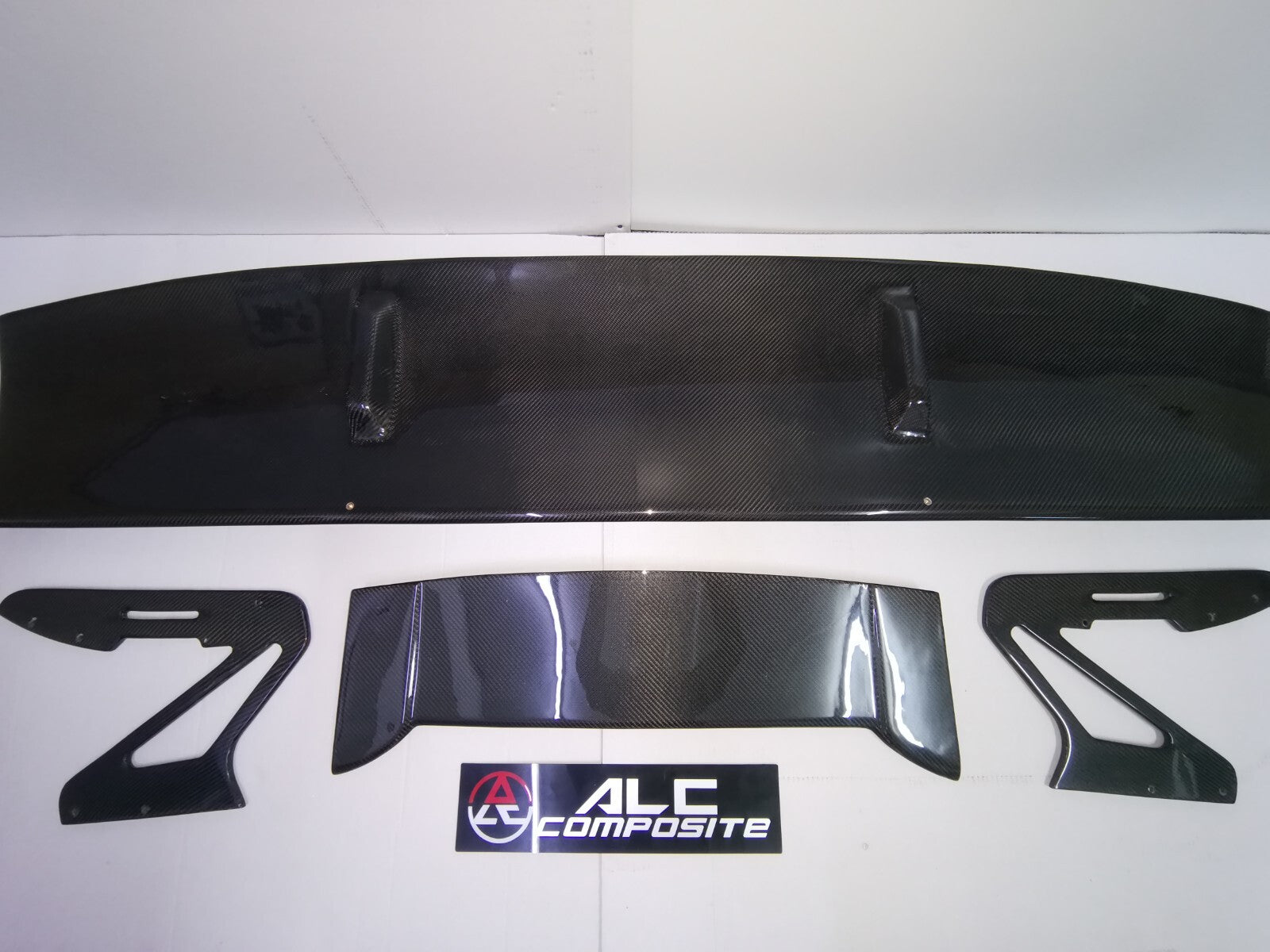 Carbon Fiber ALC Swan Neck Rear Wing Fit For Lamborghini Gallardo Spyder/coupe
